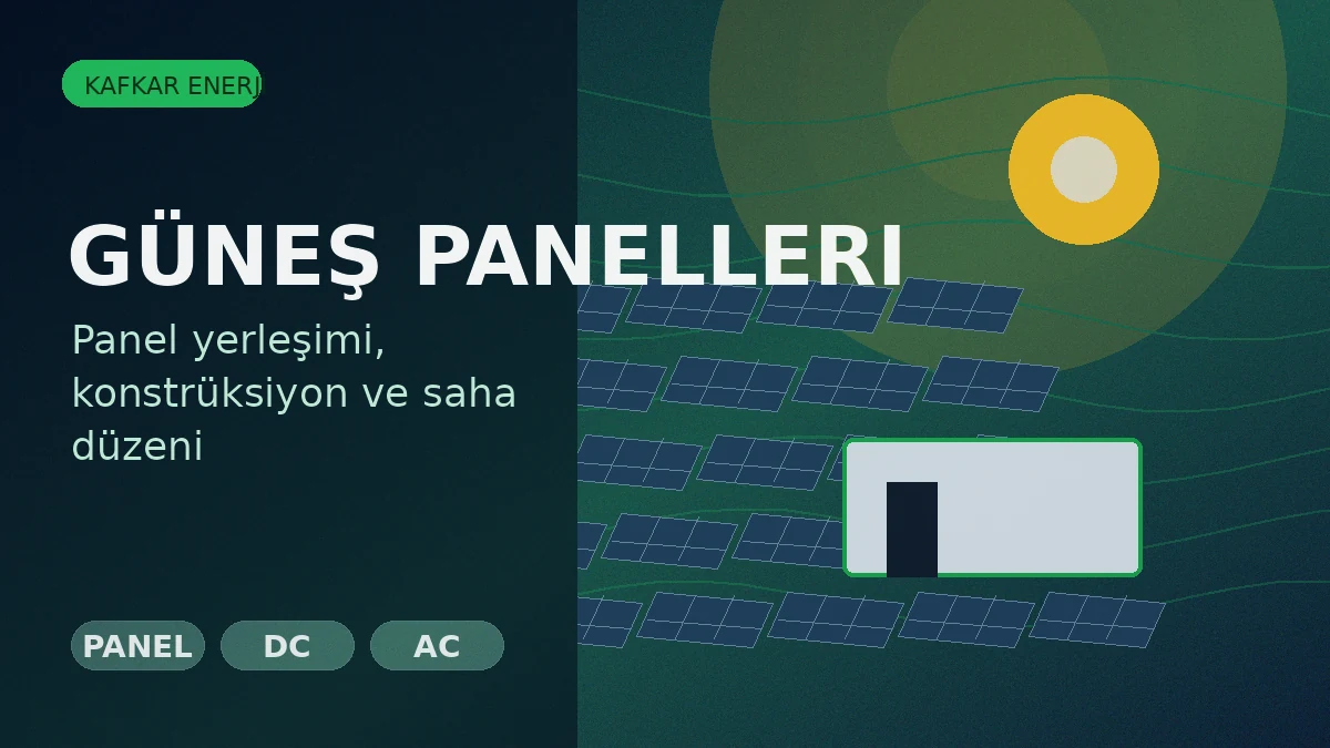 PDF Yerleşim Planından GES Saha Verisi Okuma - Kafkar Enerji blog görseli